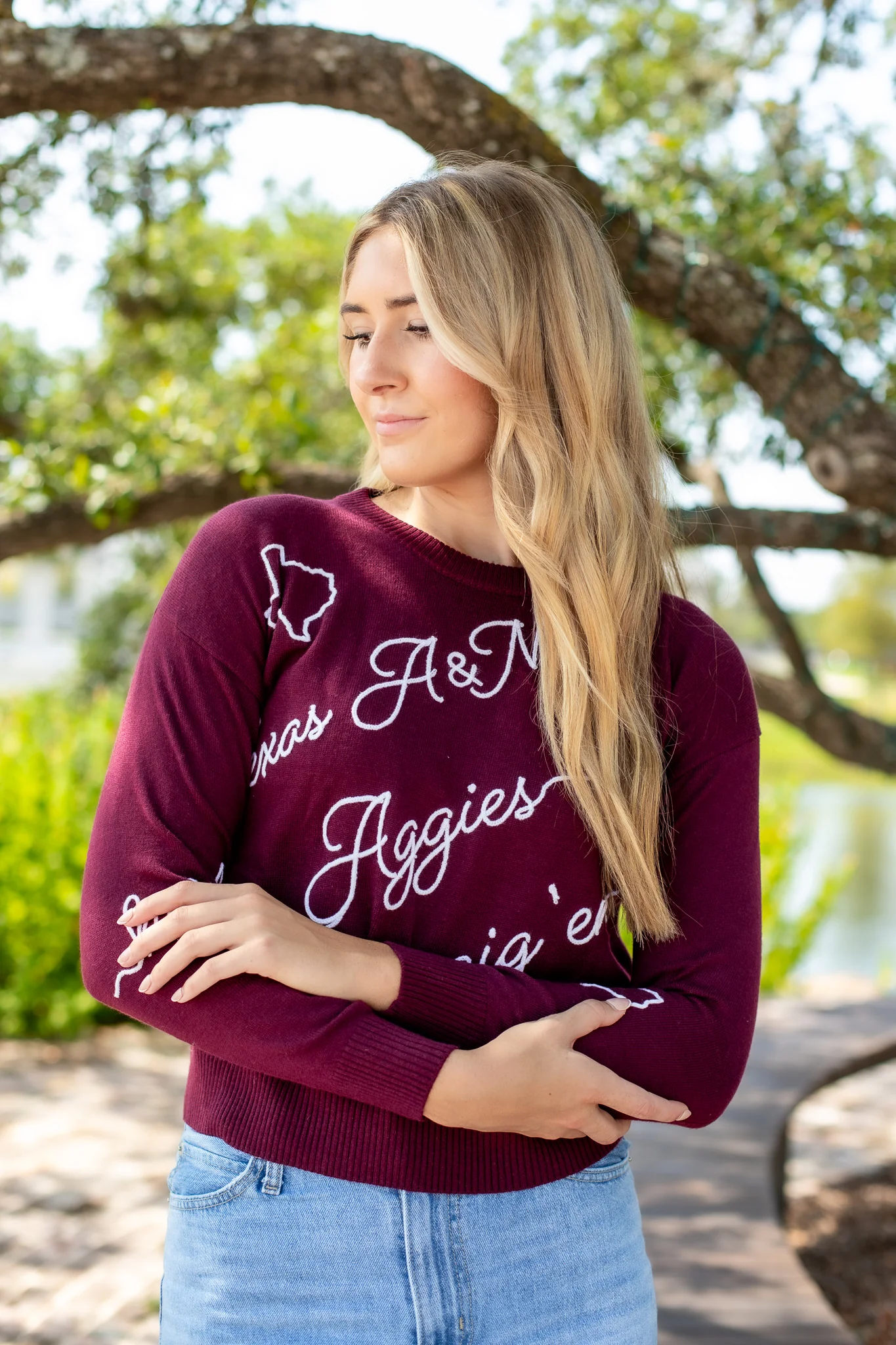 Texas A&M KADYLUXE Love Note Sweater - Image 2
