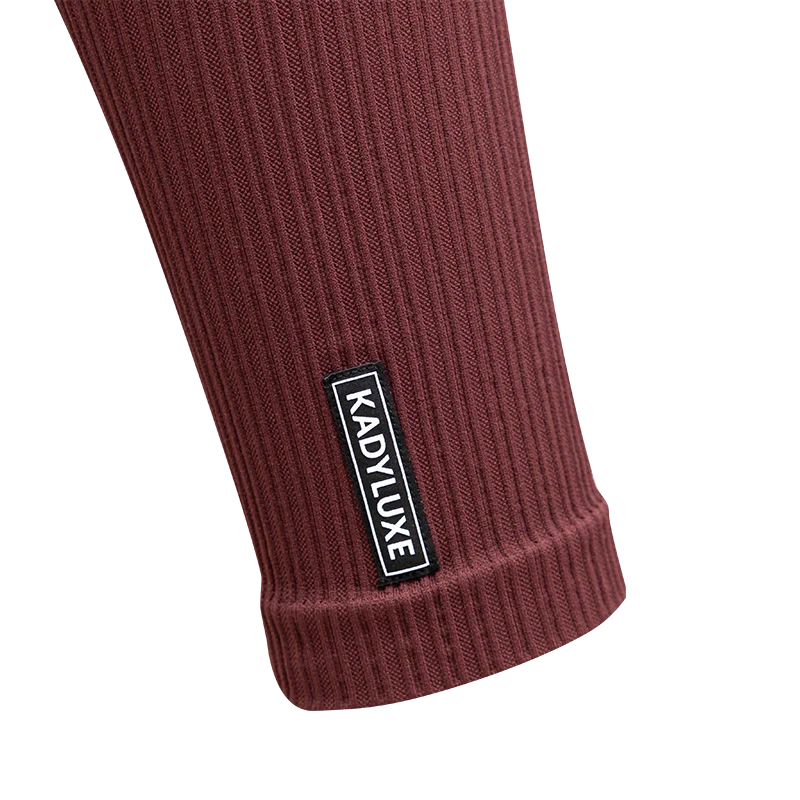 Texas A&M KADYLUXE Turkish Rib Seamless Leggings - Image 3