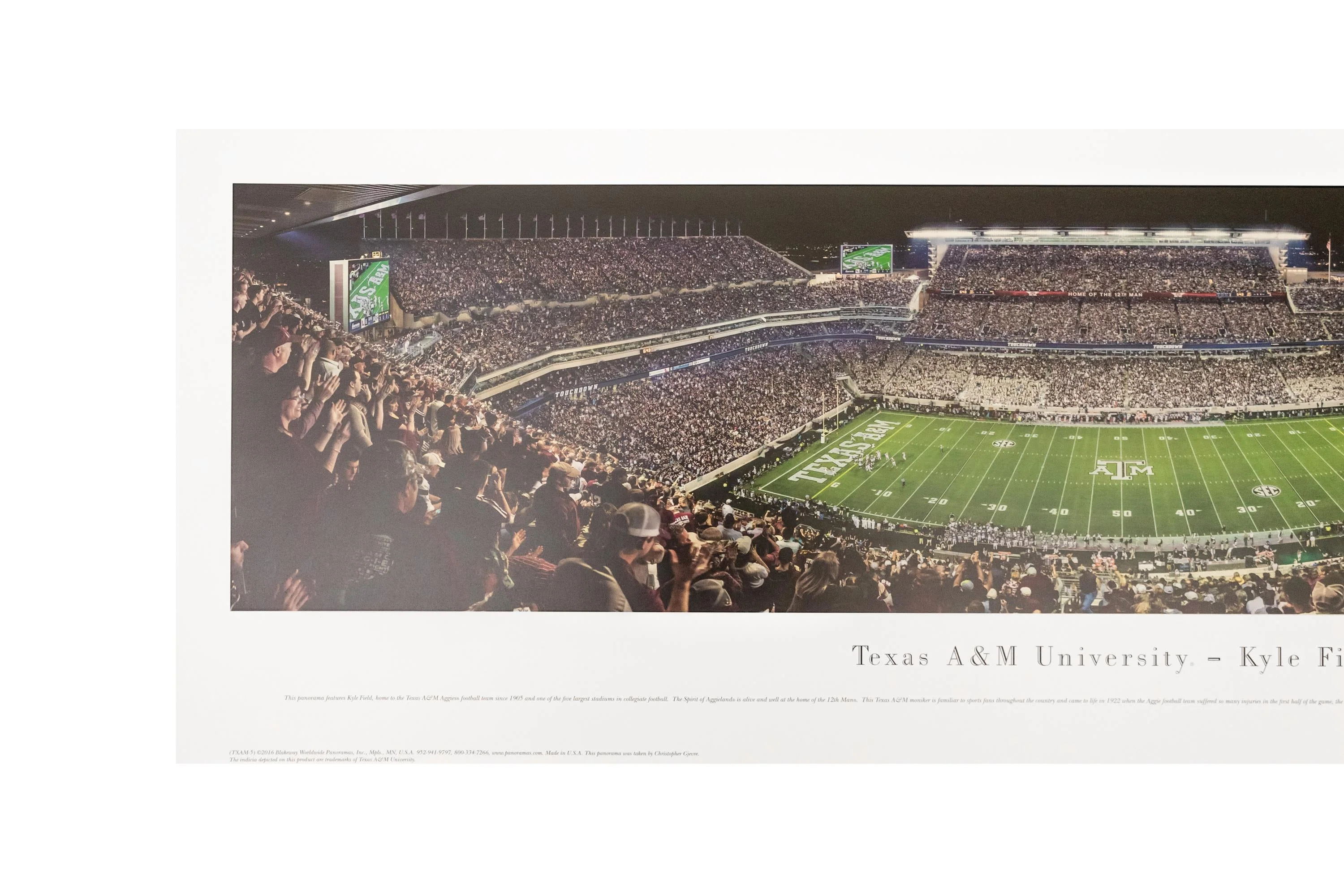 Texas A&M Kyle Field Tubed Panorama - Image 3