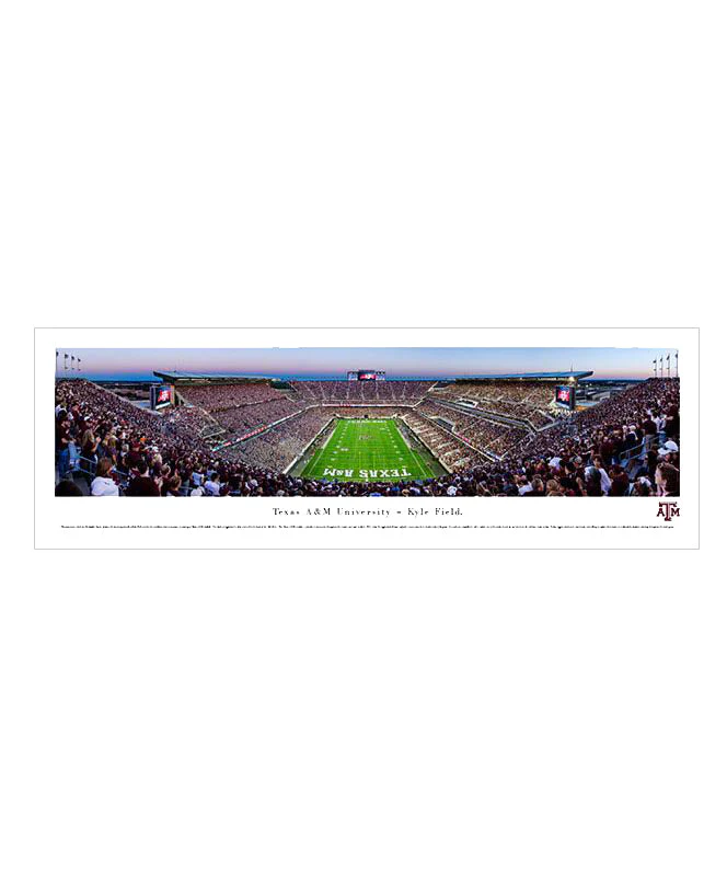 Texas A&M Kyle Field Tubed Panorama
