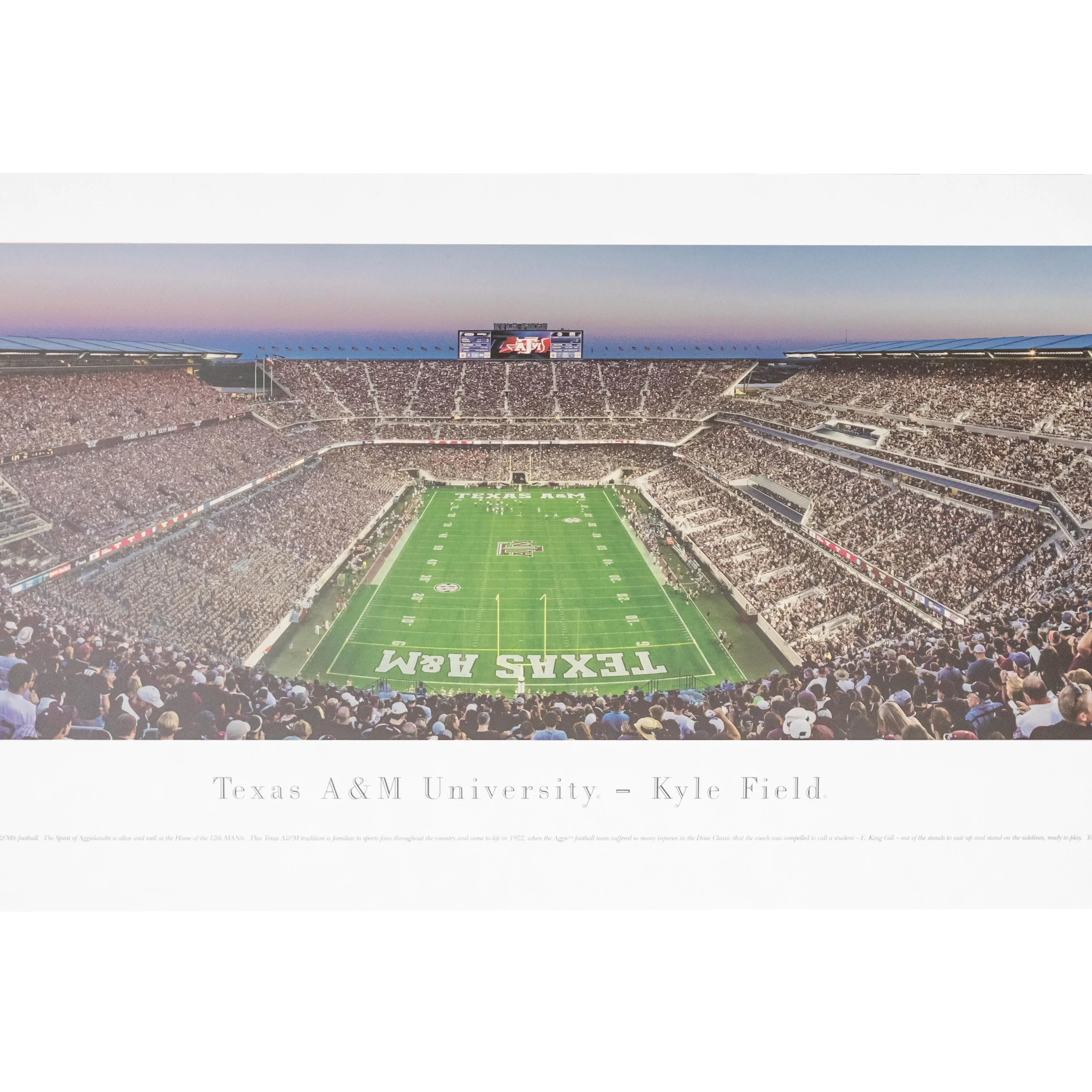 Texas A&M Kyle Field Unframed Panorama - Image 3