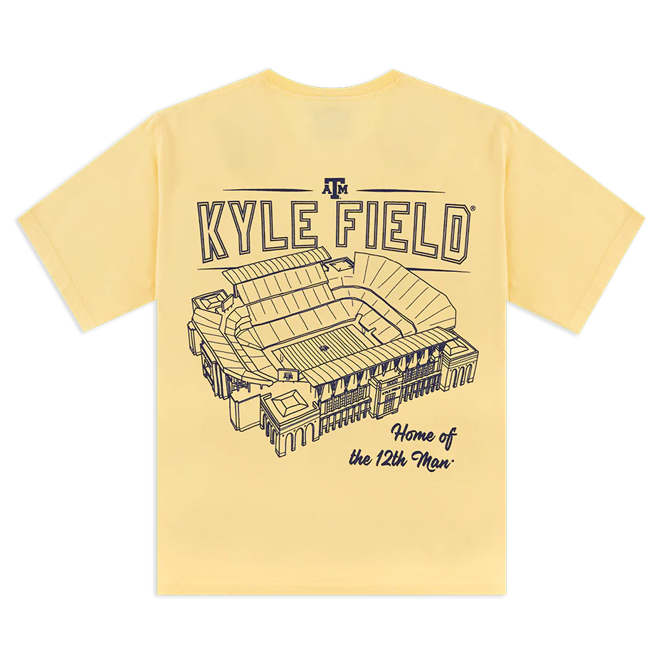 Texas A&M Kyle Field Youth T-Shirt - Yellow