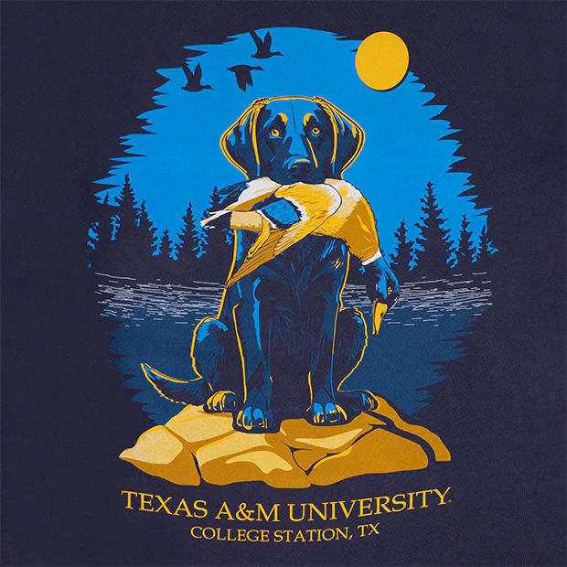 Texas A&M Lake Dog T-Shirt - Image 2