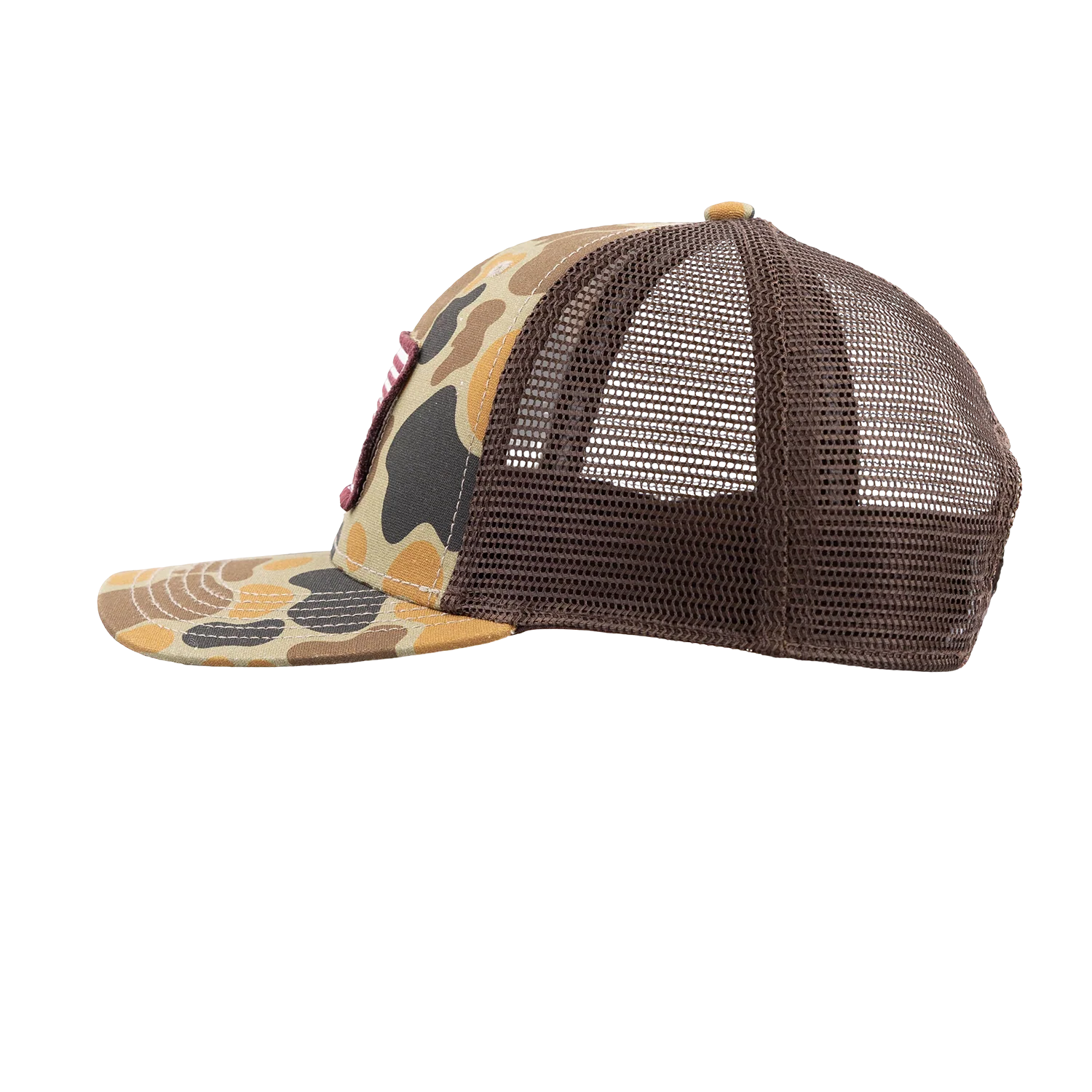 Texas A&M League Collegiate American Flag Mesh Cap - Camo - Image 11