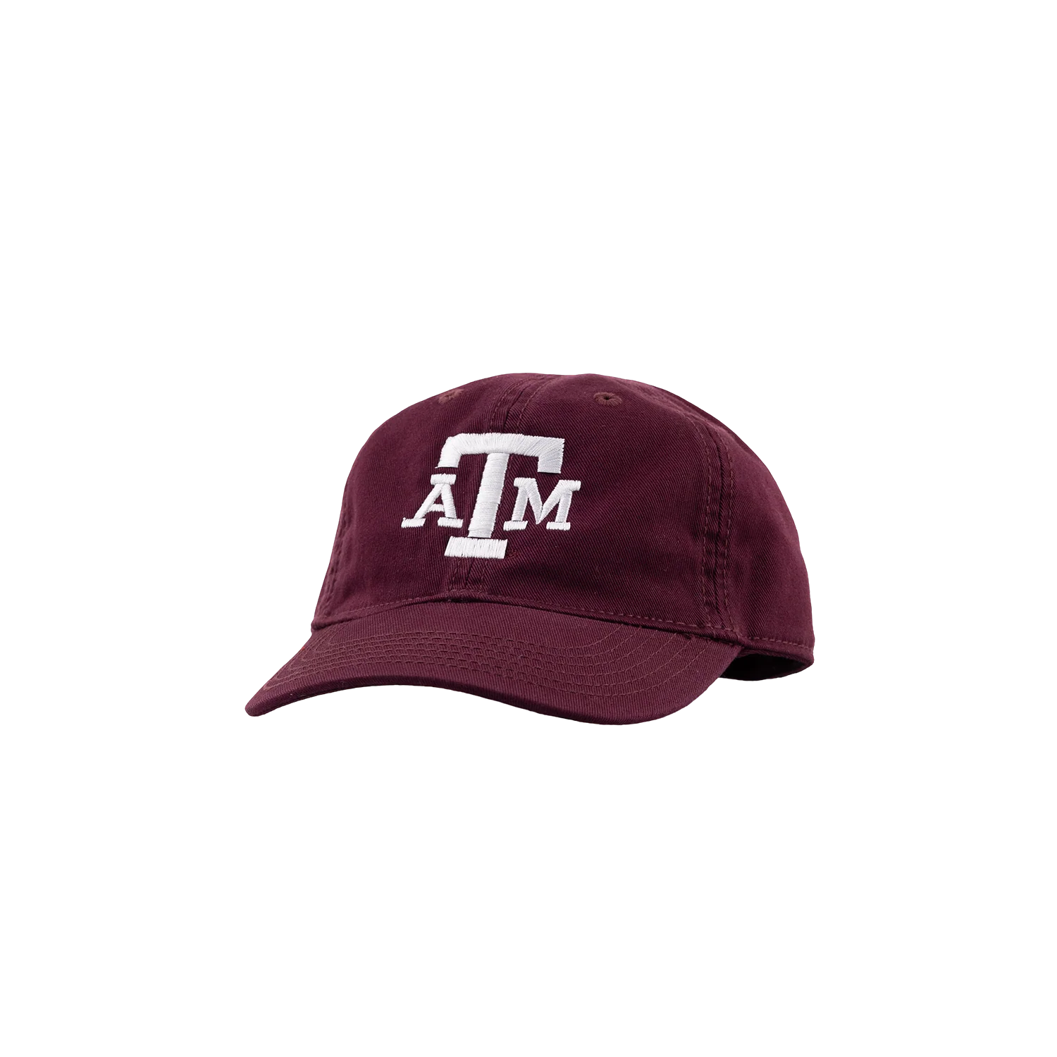 Texas A&M League Collegiate Block Logo 6 Panel Toddler Hat - Maroon - Image 3