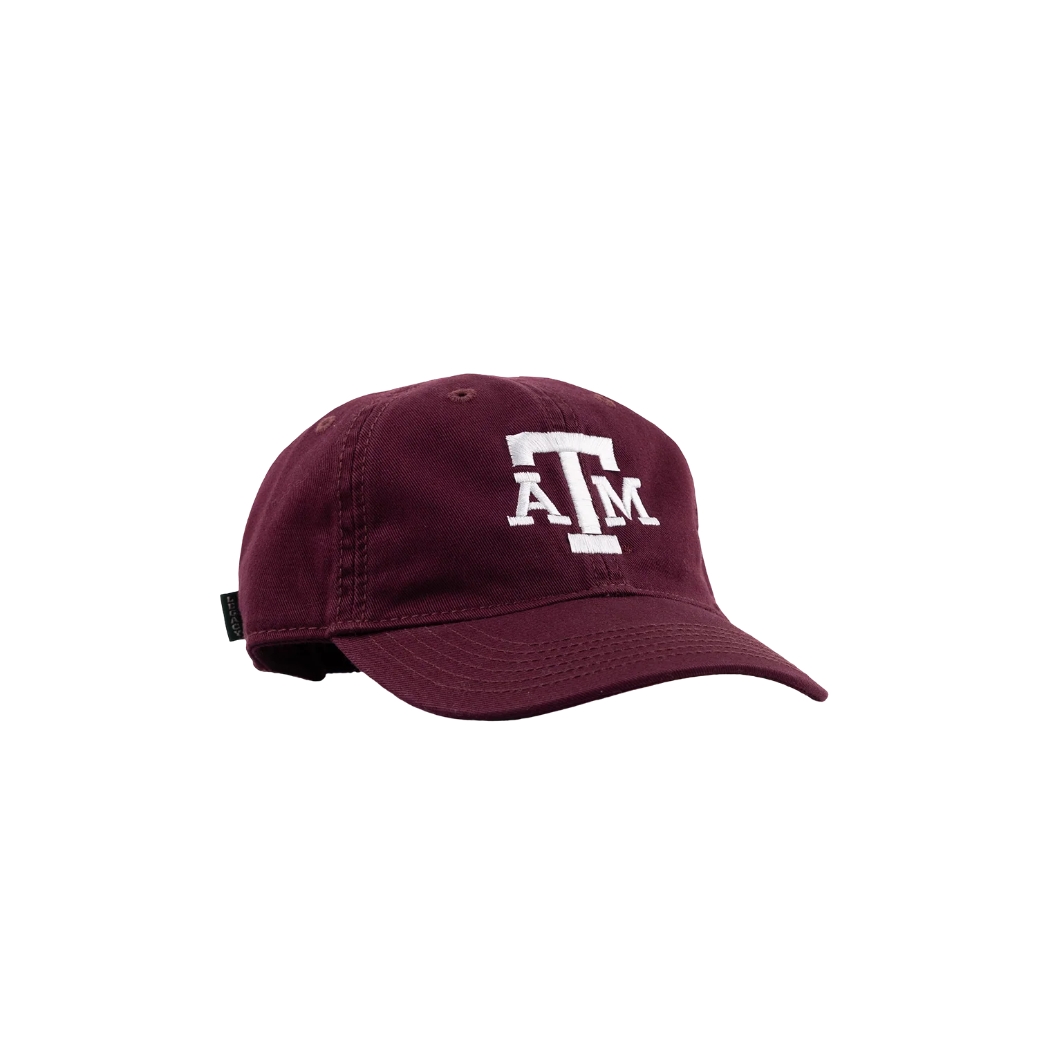 Texas A&M League Collegiate Block Logo 6 Panel Toddler Hat - Maroon - Image 34