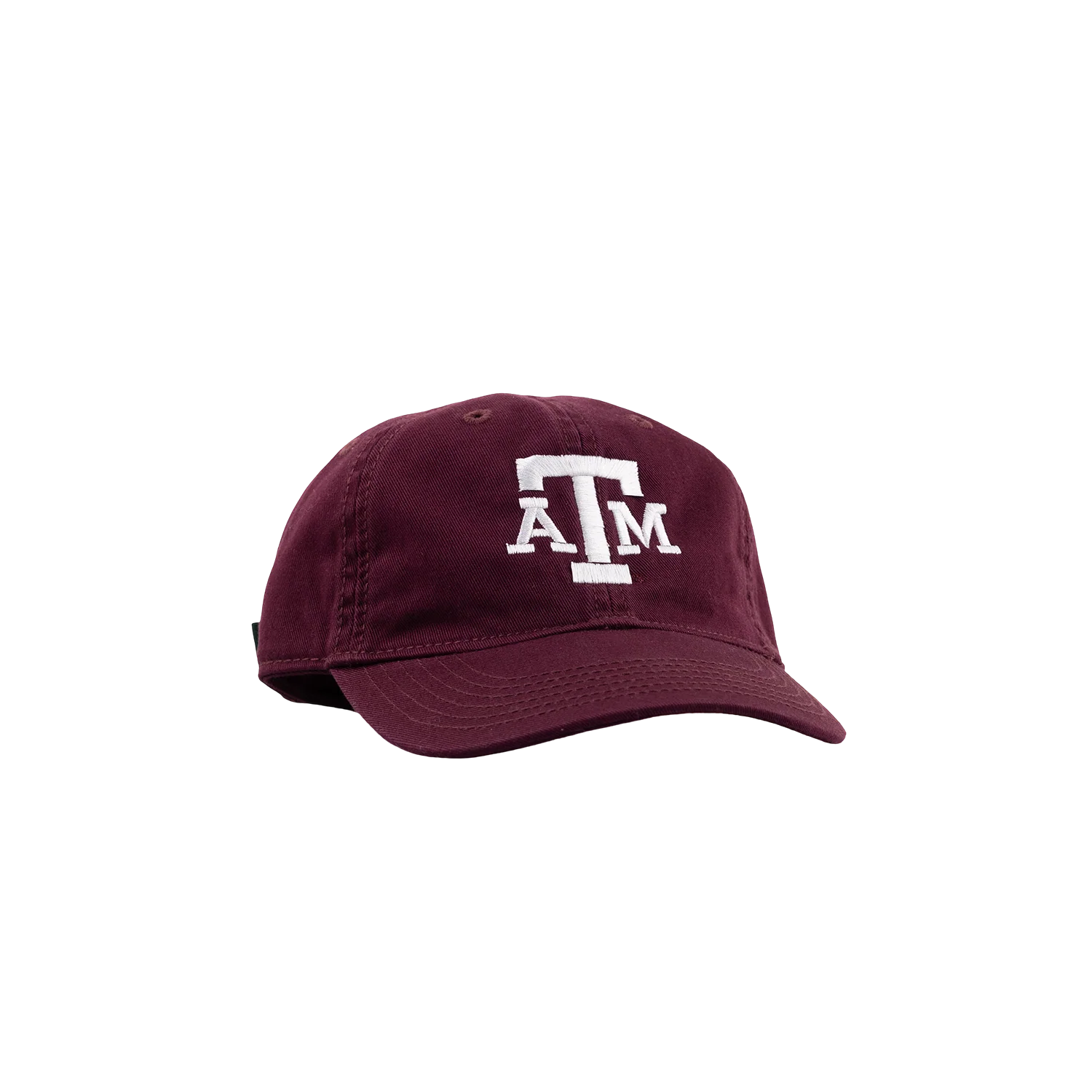 Texas A&M League Collegiate Block Logo 6 Panel Toddler Hat - Maroon - Image 35