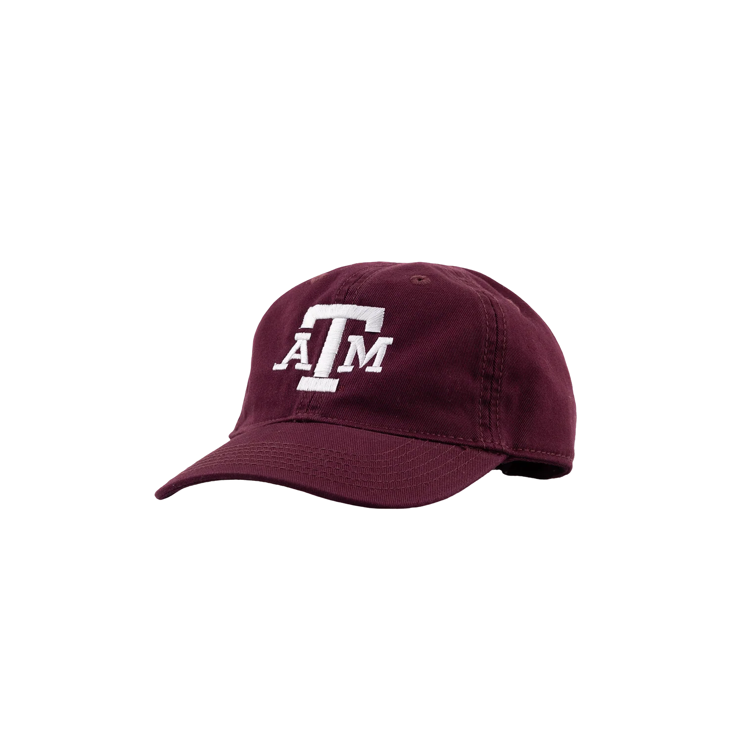 Texas A&M League Collegiate Block Logo 6 Panel Toddler Hat - Maroon - Image 4