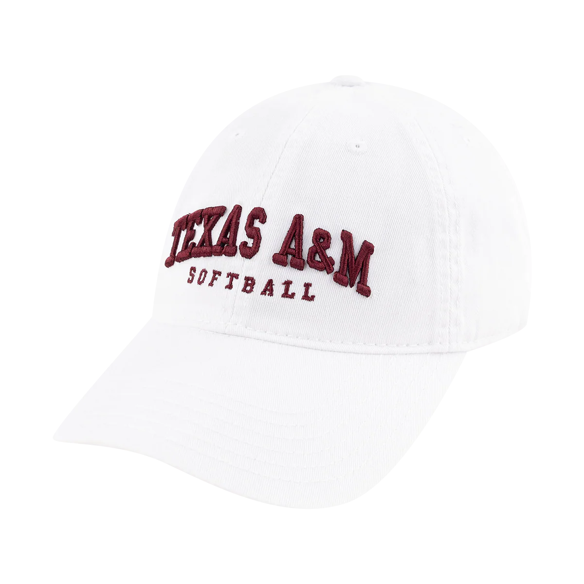 Texas A&M League Collegiate Softball Cap - White
