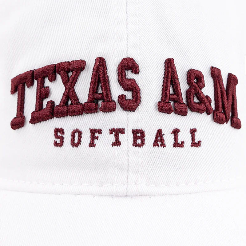 Texas A&M League Collegiate Softball Cap - White - Image 2