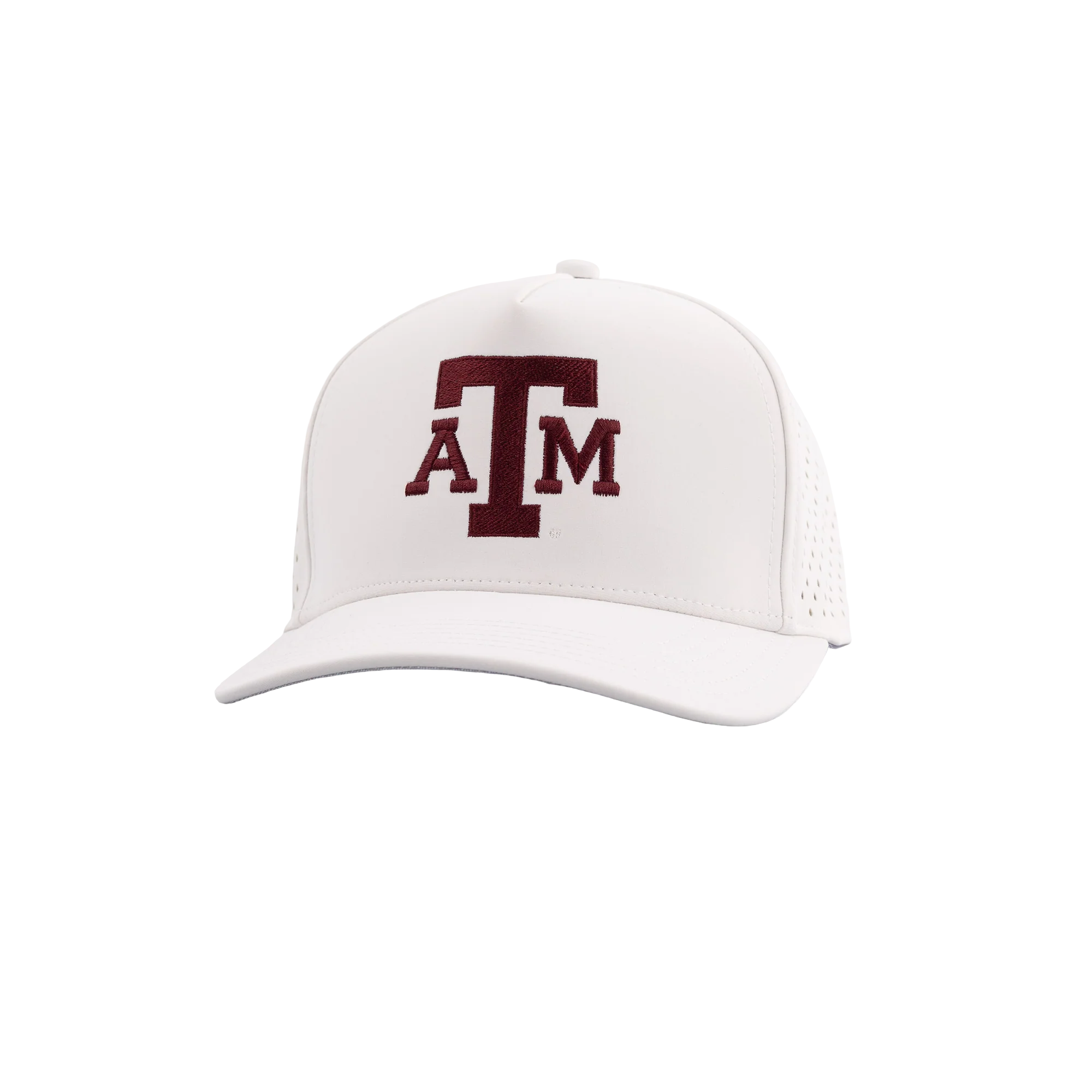 Texas A&M Legacy Youth High Crown Snapback Cap - White - Image 2