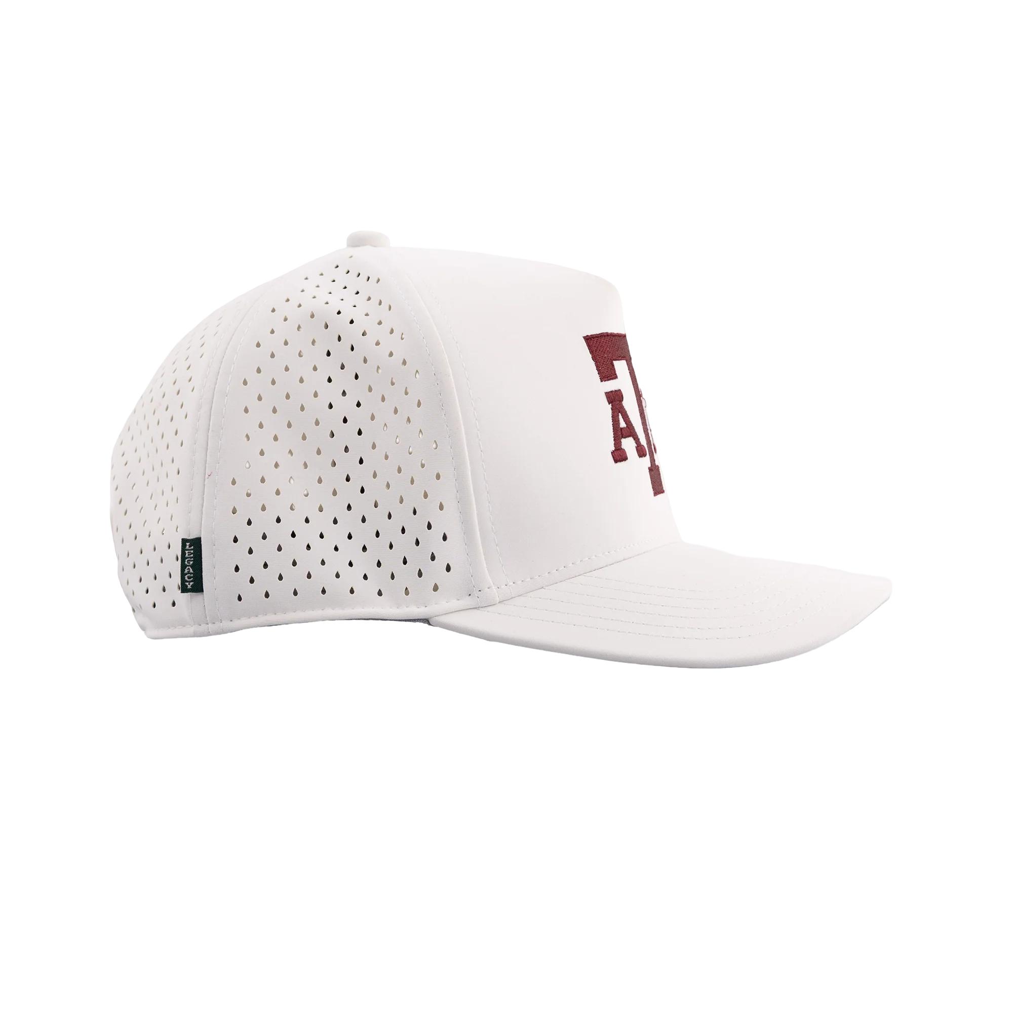 Texas A&M Legacy Youth High Crown Snapback Cap - White - Image 29