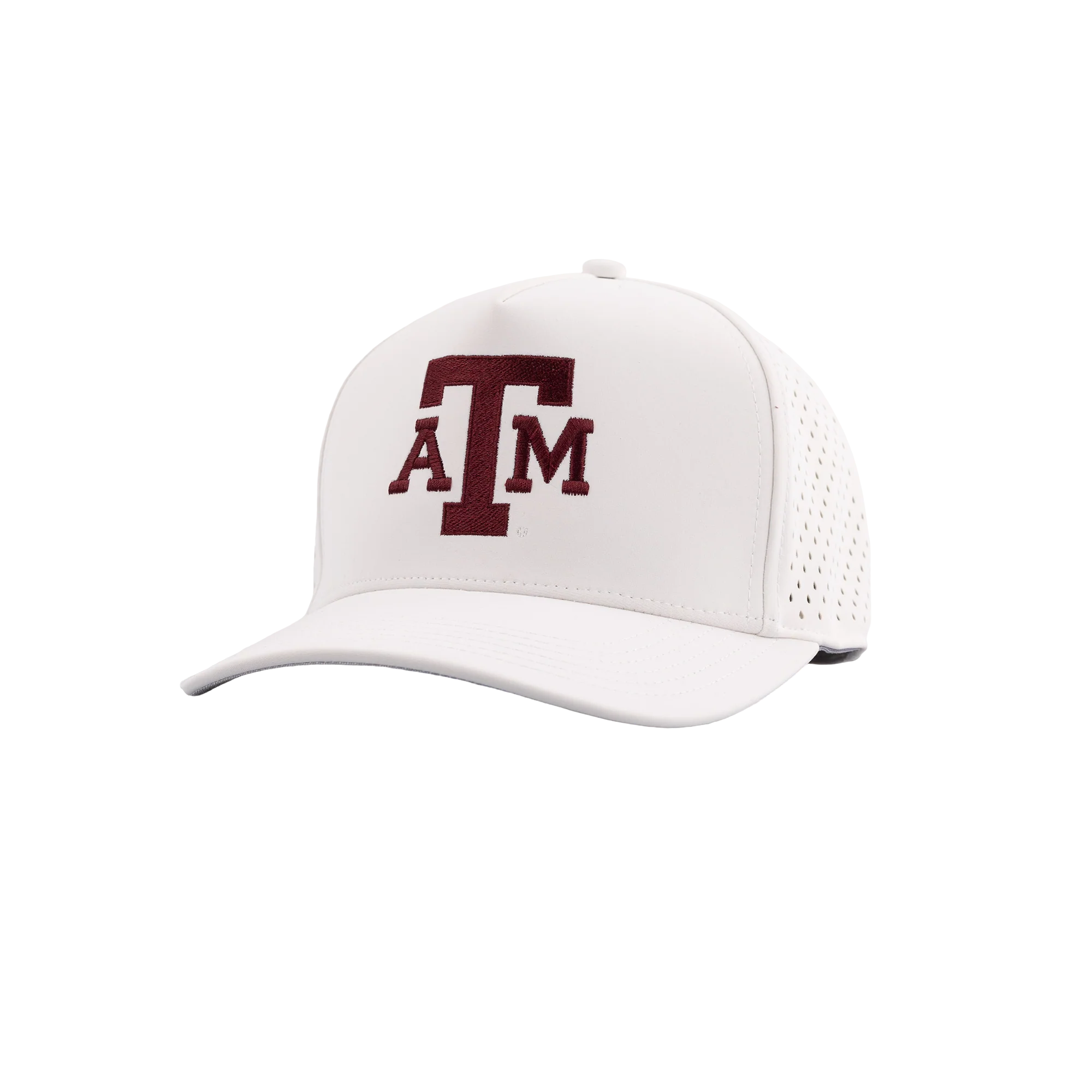 Texas A&M Legacy Youth High Crown Snapback Cap - White - Image 3
