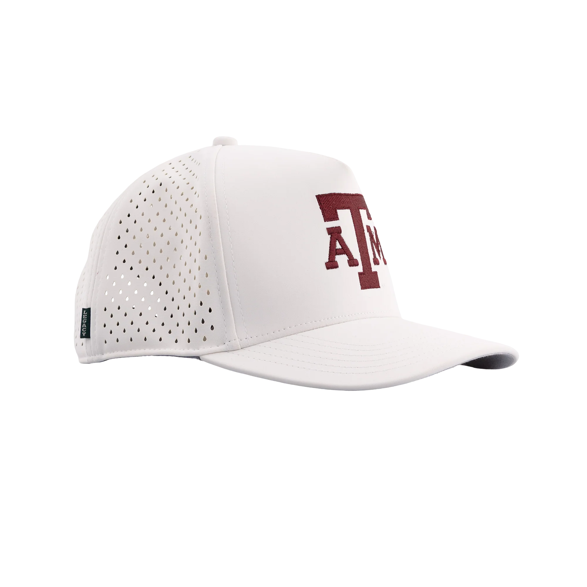 Texas A&M Legacy Youth High Crown Snapback Cap - White - Image 31