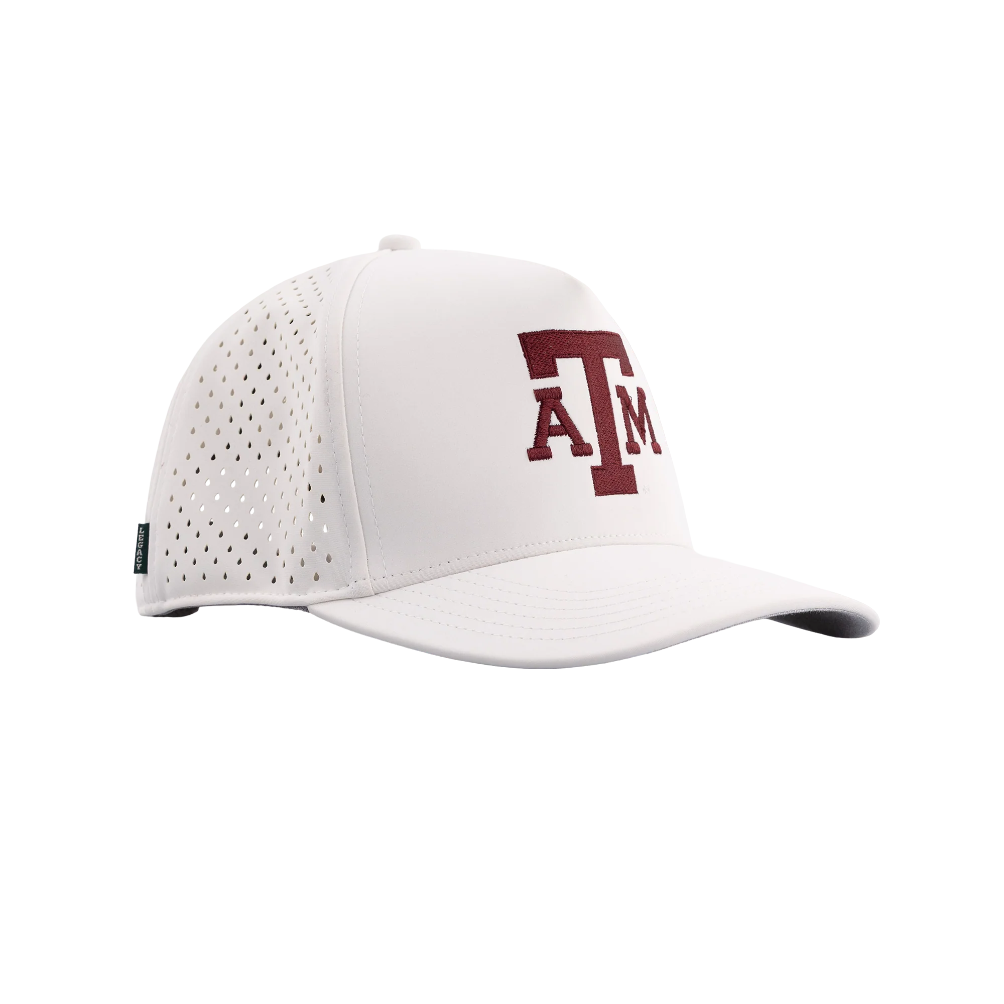 Texas A&M Legacy Youth High Crown Snapback Cap - White - Image 32