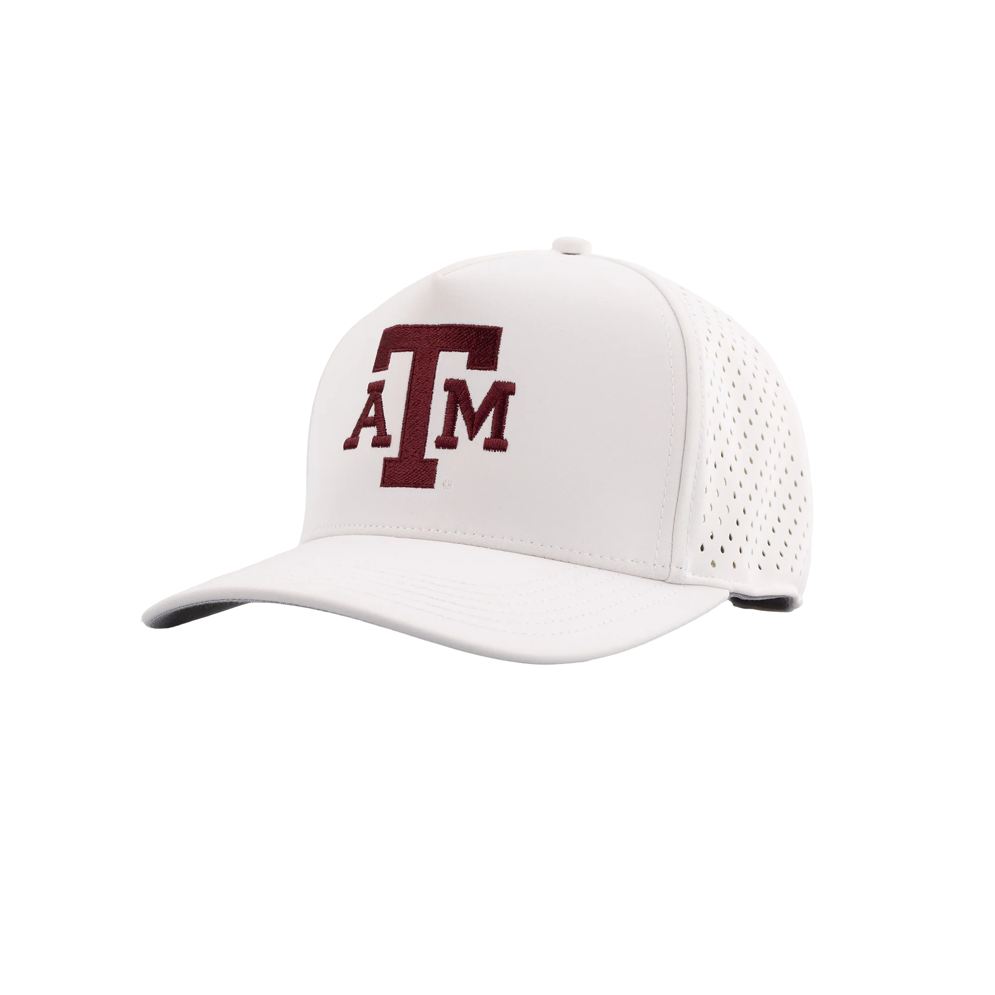 Texas A&M Legacy Youth High Crown Snapback Cap - White - Image 4