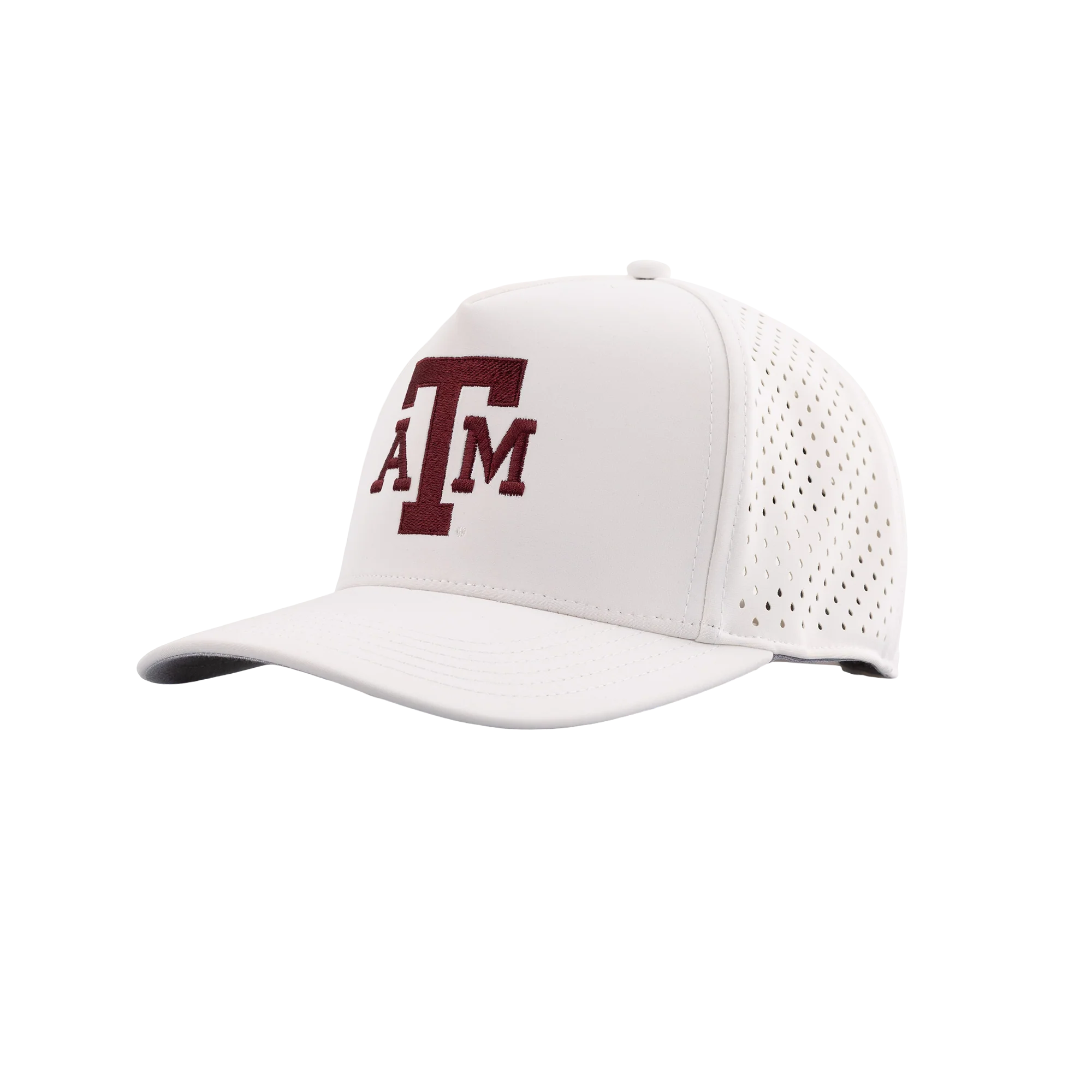Texas A&M Legacy Youth High Crown Snapback Cap - White - Image 5