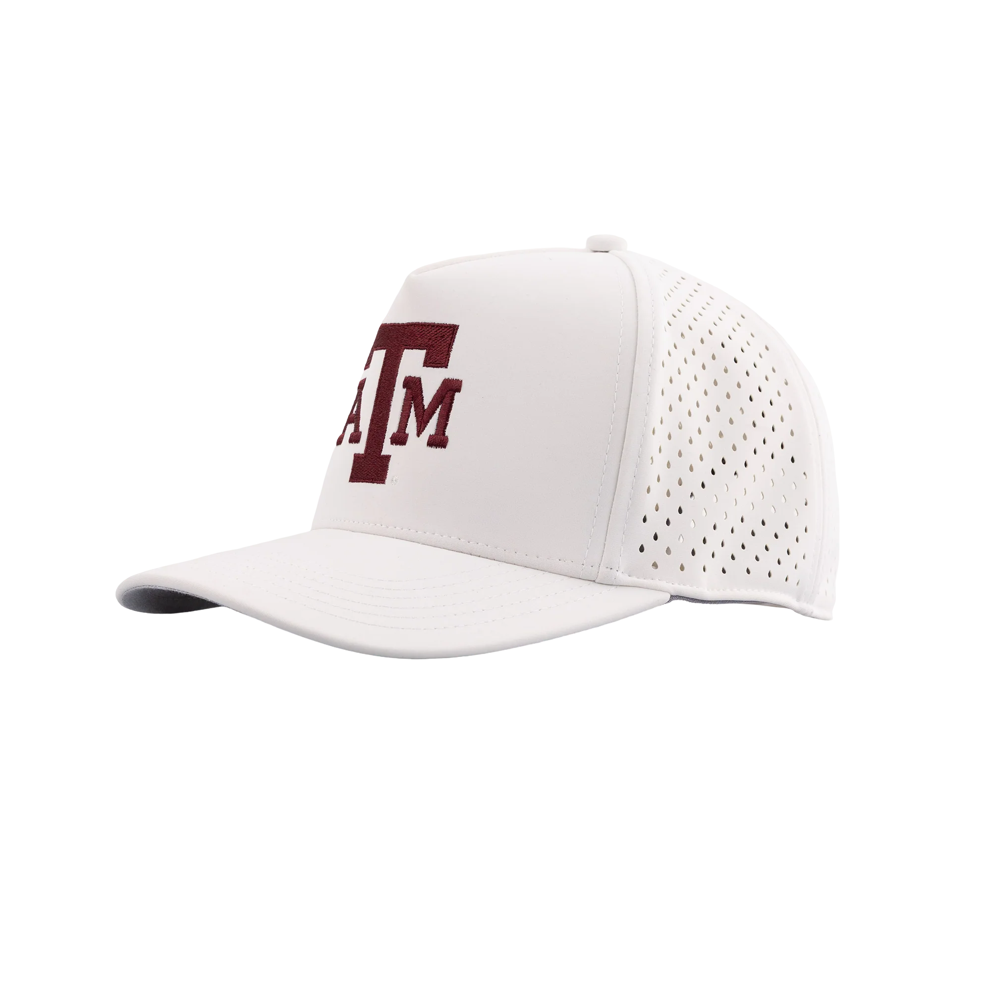 Texas A&M Legacy Youth High Crown Snapback Cap - White - Image 6