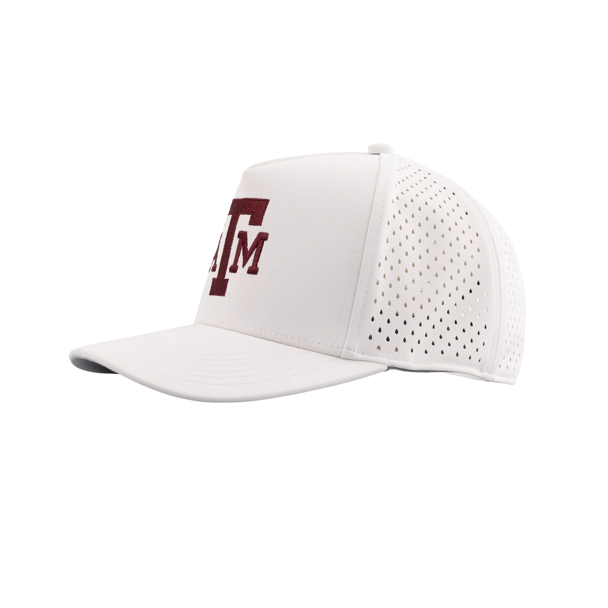 Texas A&M Legacy Youth High Crown Snapback Cap - White - Image 7