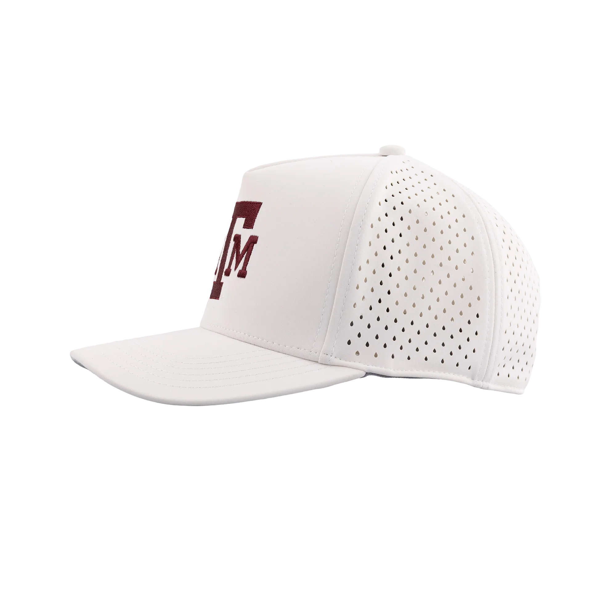 Texas A&M Legacy Youth High Crown Snapback Cap - White - Image 8