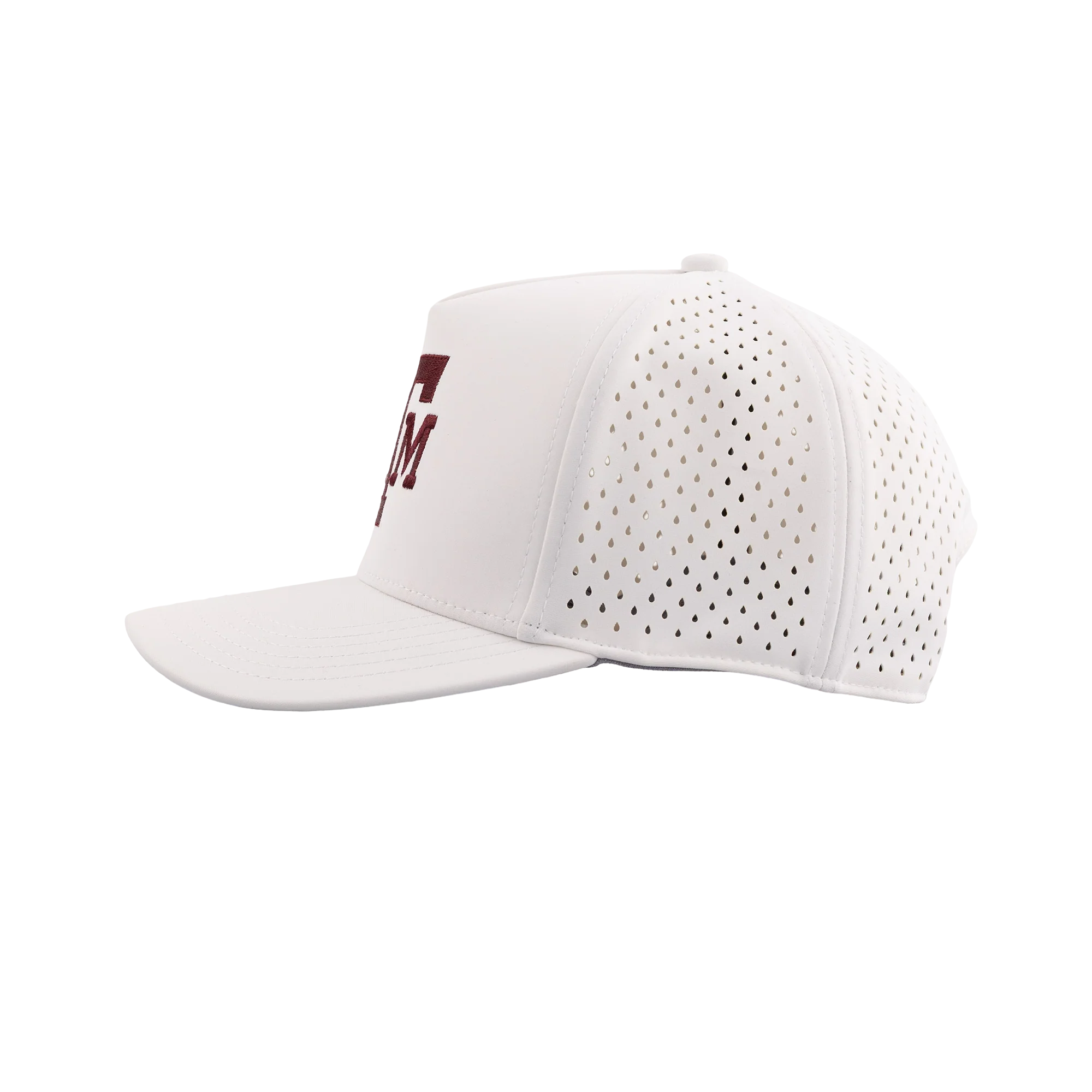 Texas A&M Legacy Youth High Crown Snapback Cap - White - Image 9