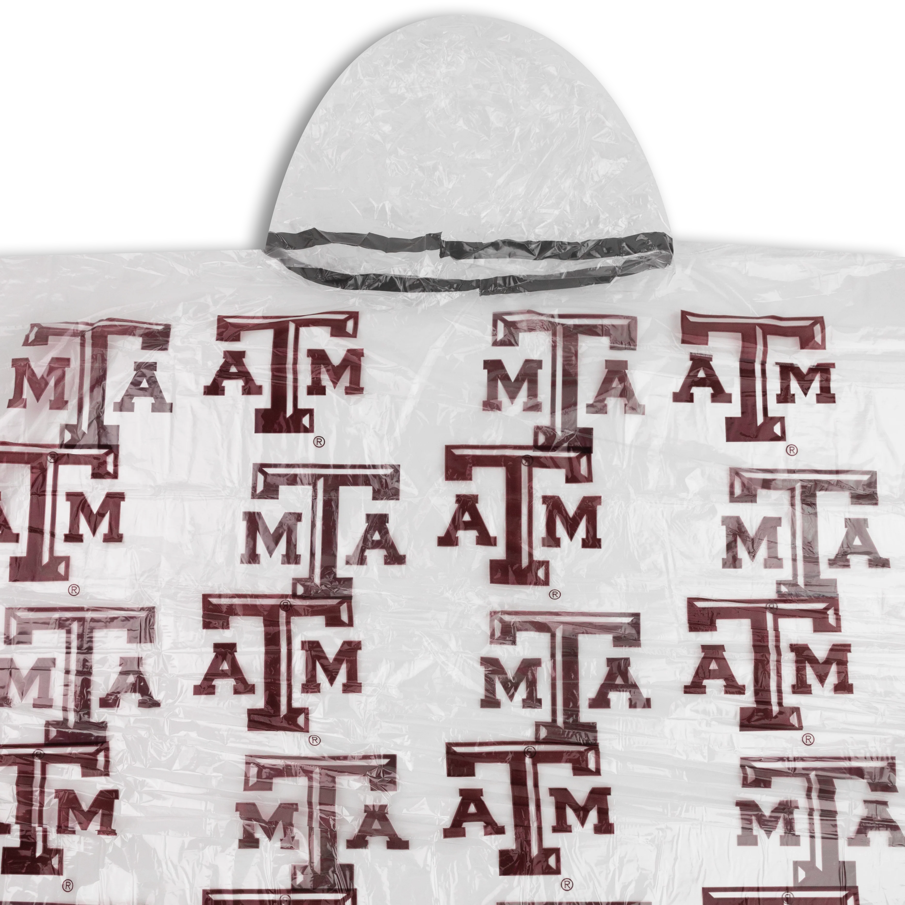 Texas A&M Lightweight Clear Rain Poncho - Image 2