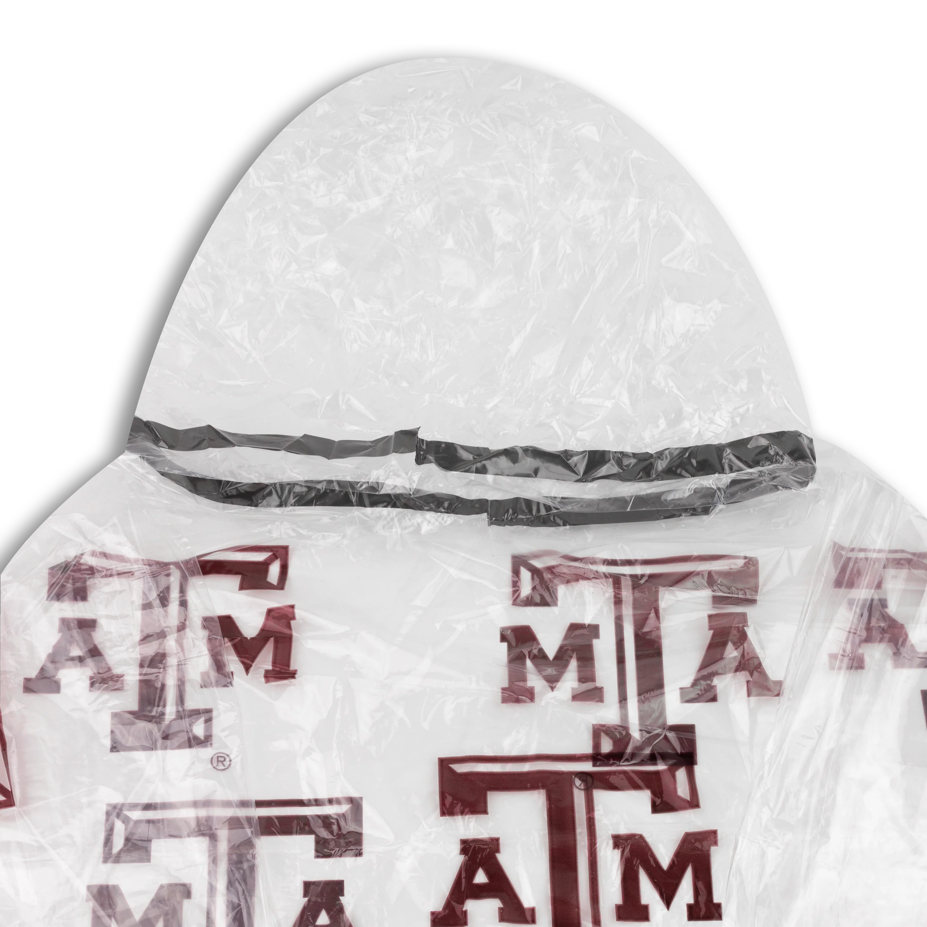 Texas A&M Lightweight Clear Rain Poncho - Image 4