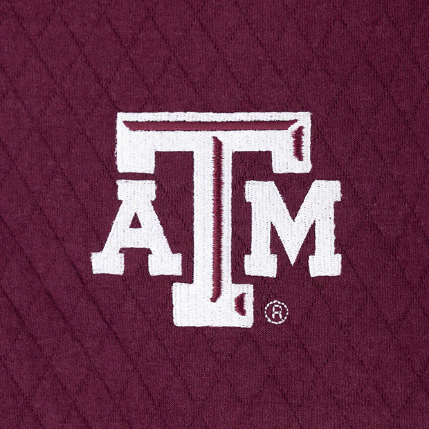 Texas A&M Little King Youth Quilted 1/4 Zip - Image 3