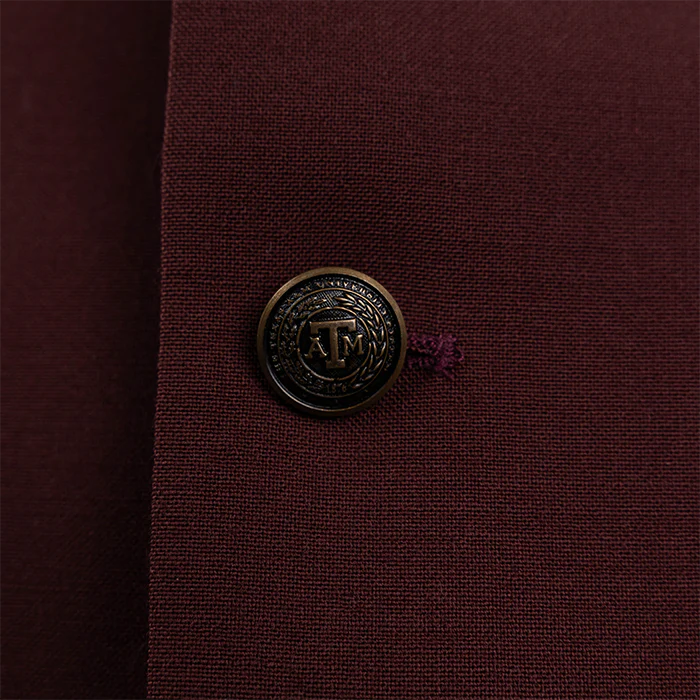 Texas A&M Logo Lining Men's Blazer - Maroon - Image 3