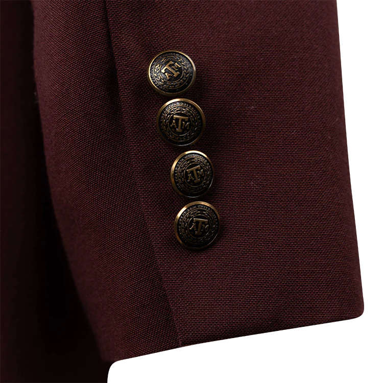 Texas A&M Logo Lining Men's Blazer - Maroon - Image 4