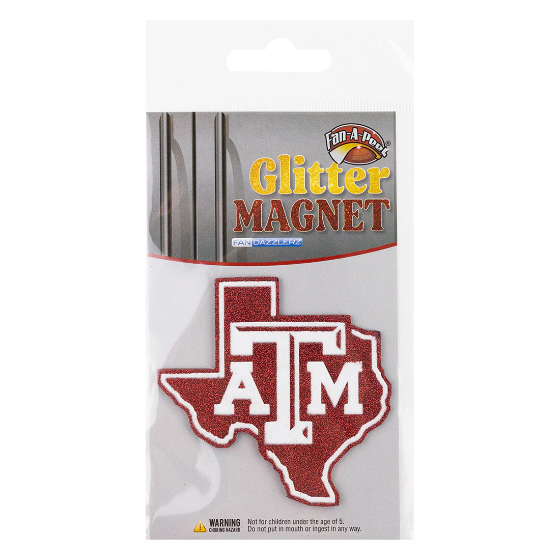 Texas A&M Lonestar Glitter Magnet - Image 3