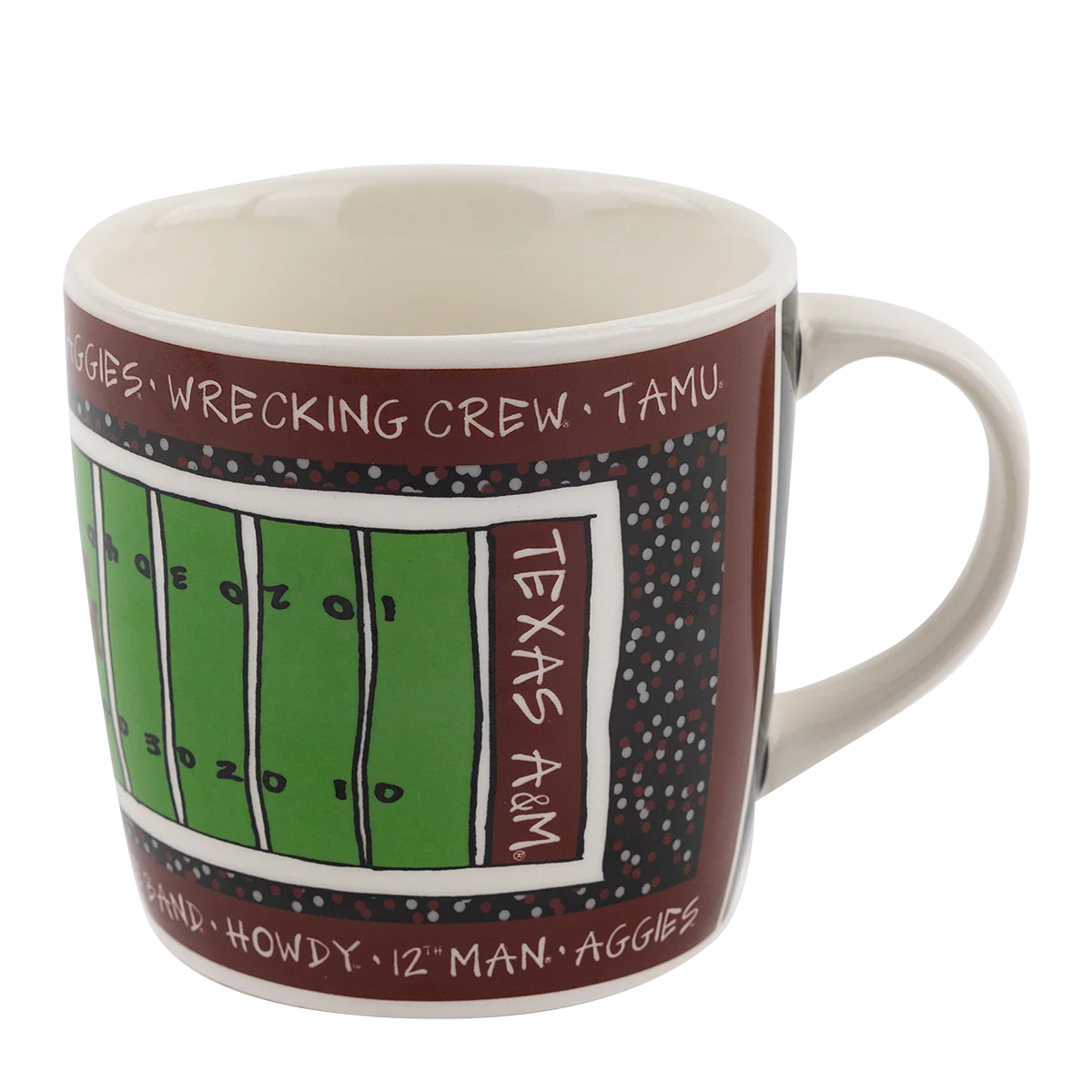 Texas A&M Magnolia Lane Traditions Stadium Mug