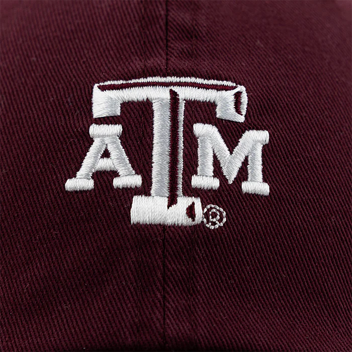 Texas A&M Maroon Beveled Cotton Hat - Image 3