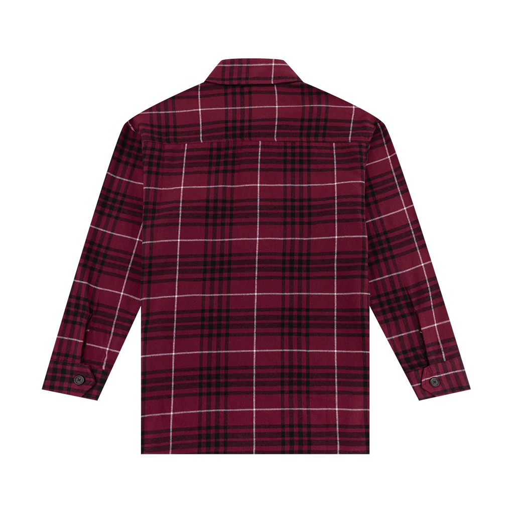 Texas A&M Maroon Boyfriend Plaid Nightshirt - Image 5