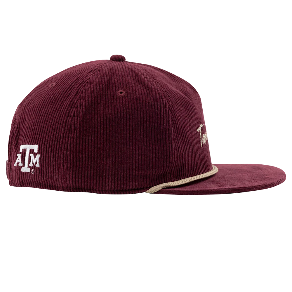 Texas A&M Maroon Corduroy Rope Hat - Image 4
