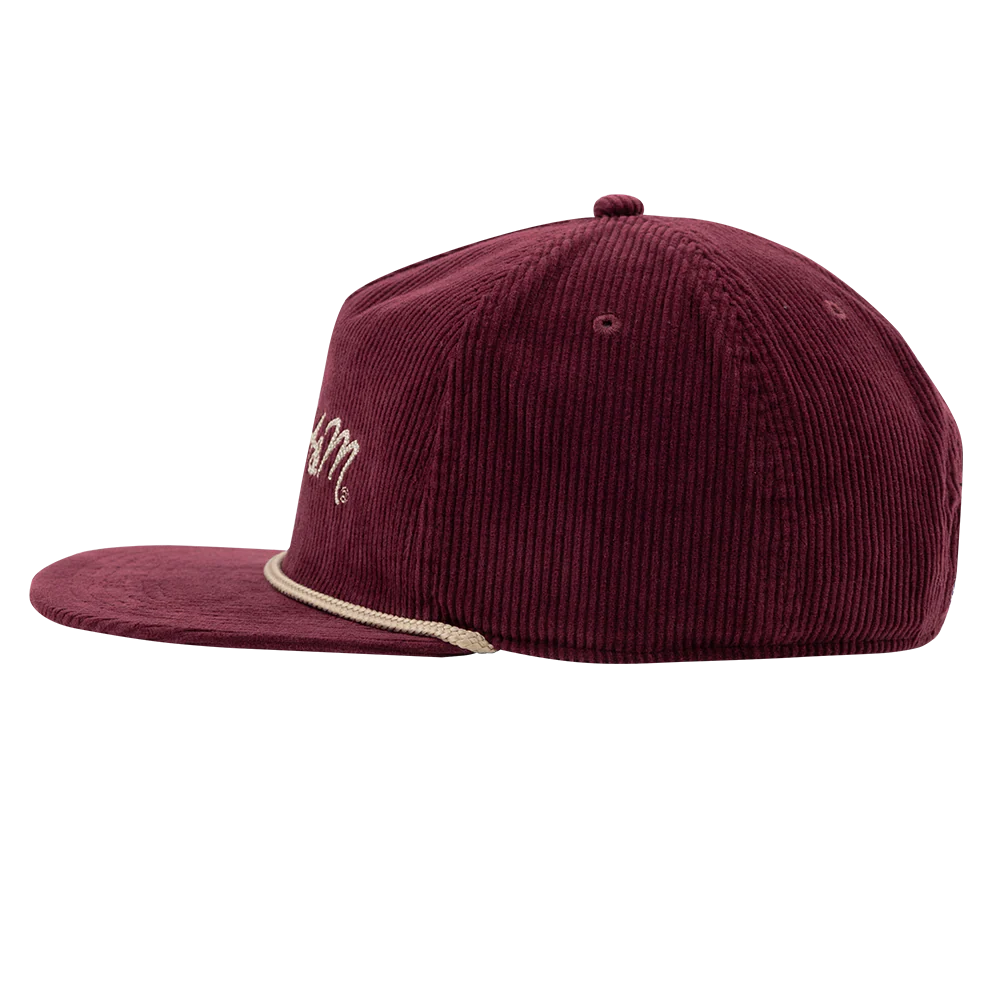Texas A&M Maroon Corduroy Rope Hat - Image 6