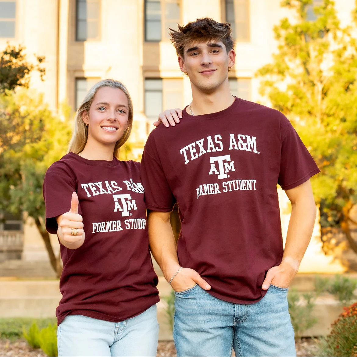 Texas A&M Maroon Former Student T-Shirt - Image 2