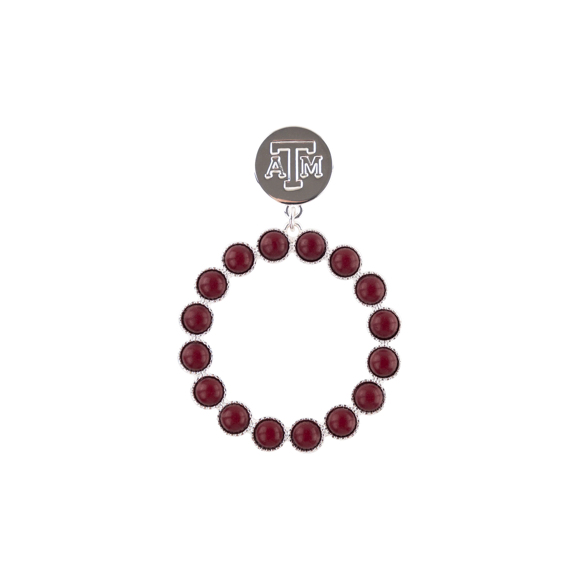 Texas A&M Maroon Ottawa Earrings - Image 2