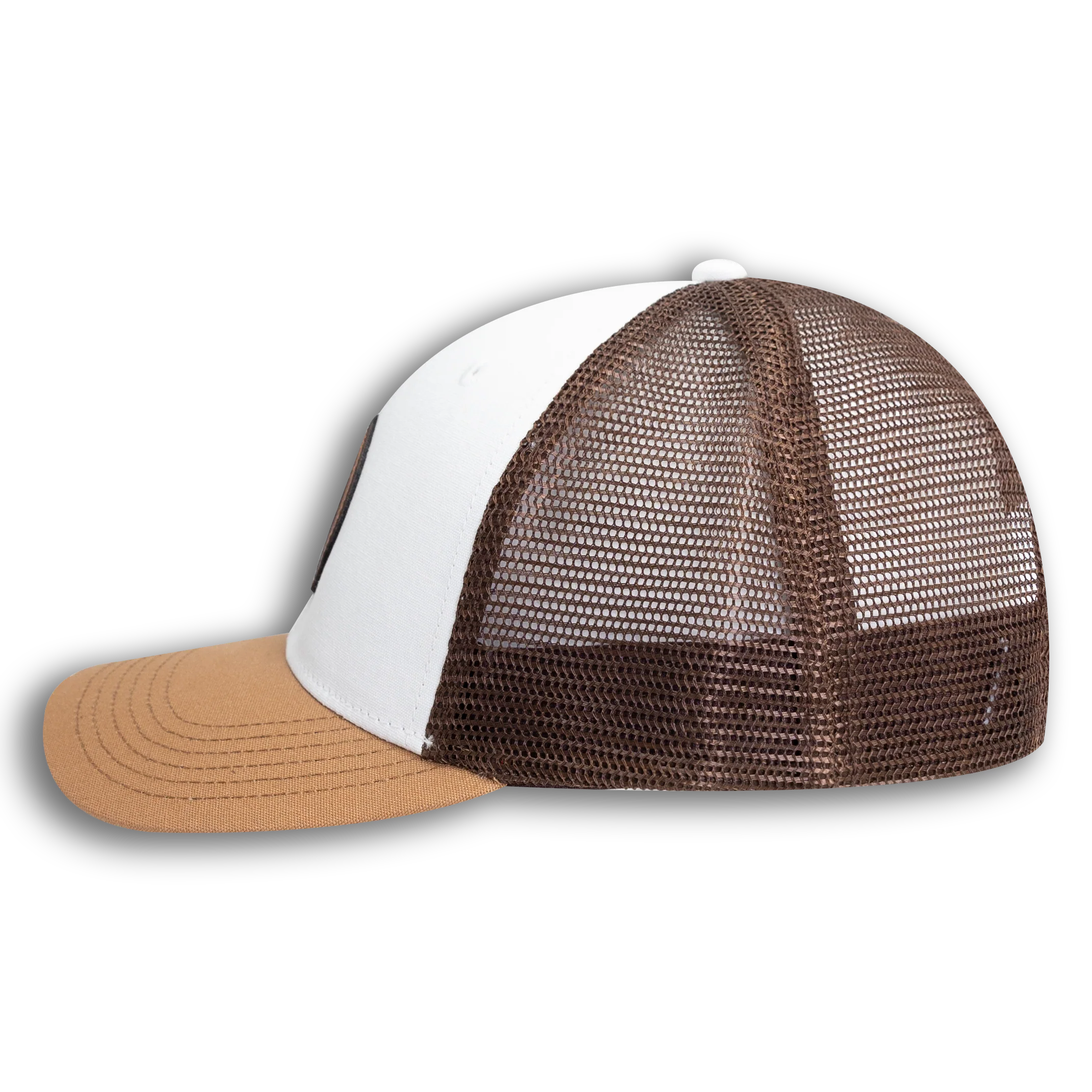 Texas A&M League Collegiate Mid Pro 6 Panel Structured Mesh Cap - Brown - Image 3