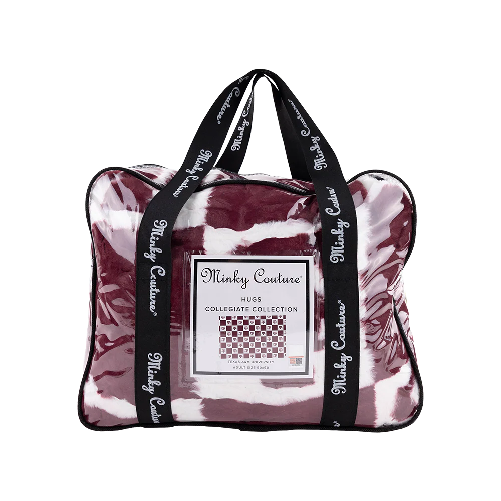 Texas A&M Minky Couture Adult Blanket