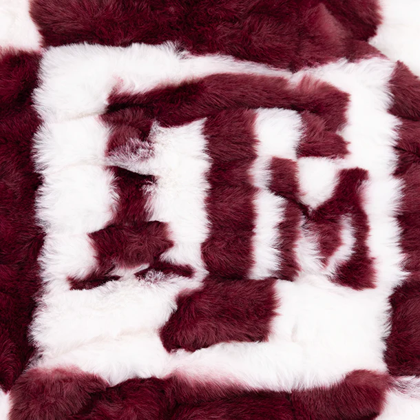 Texas A&M Minky Couture Infant Blanket - Image 3