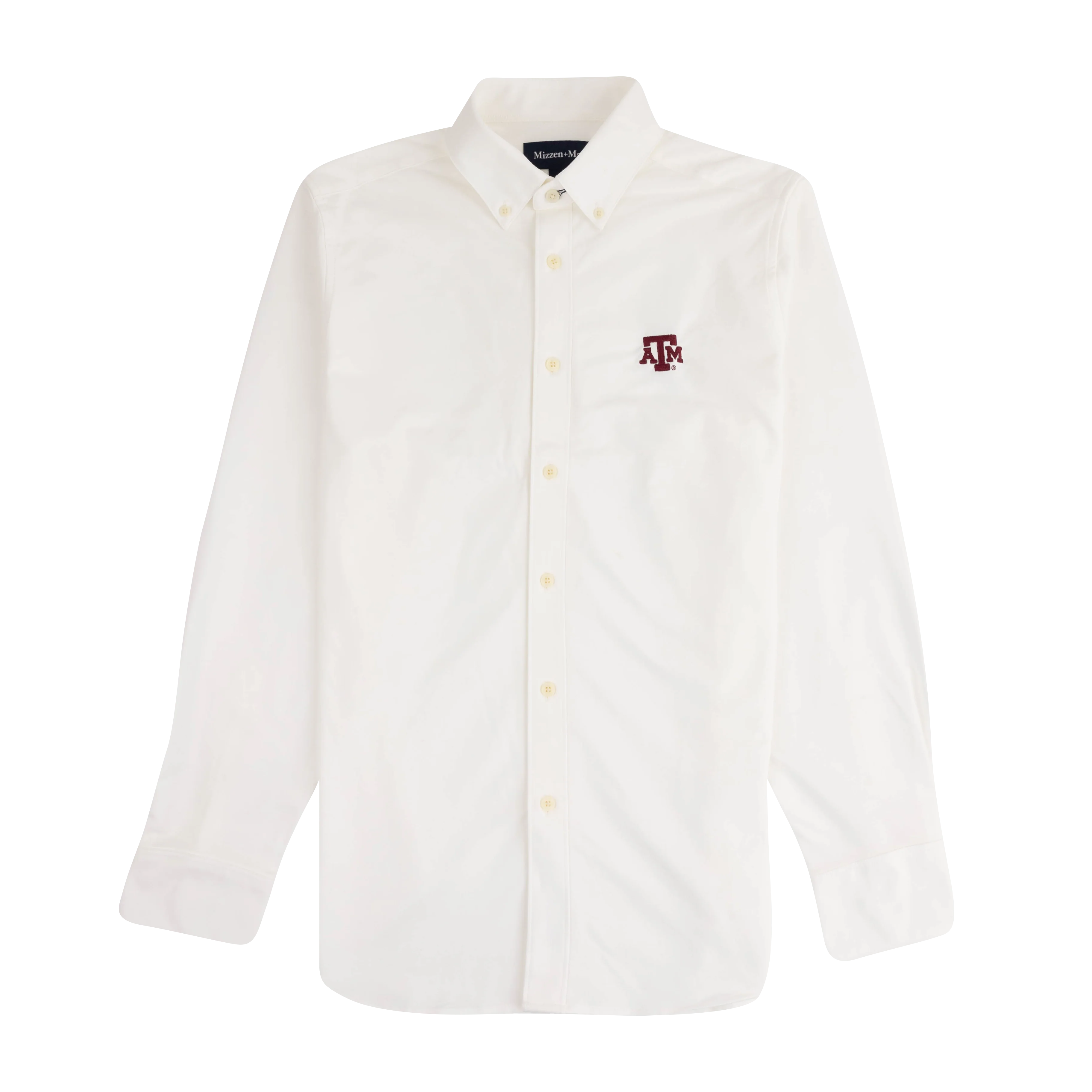 Texas A&M Mizzen and Main White Ellis Oxford Button Down