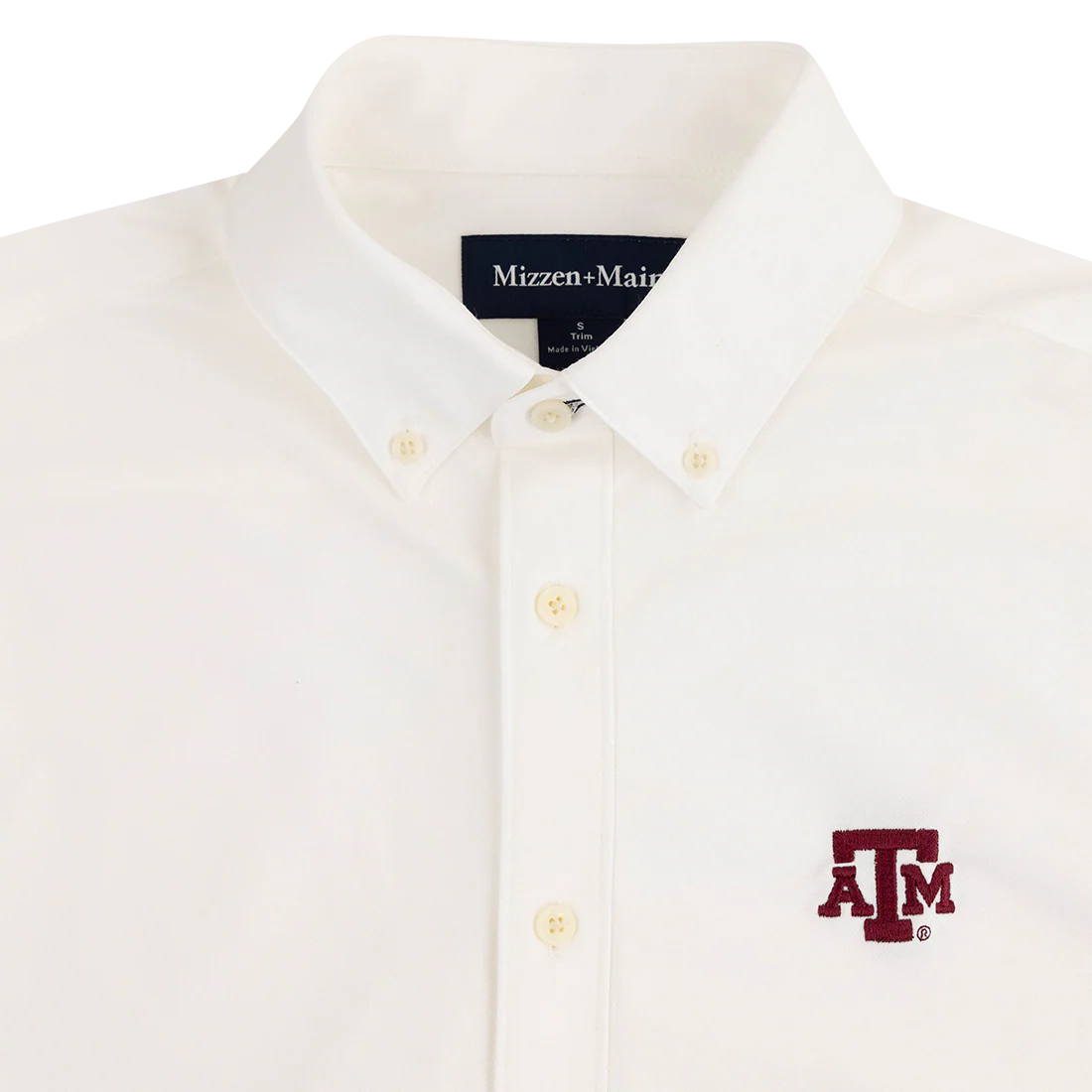 Texas A&M Mizzen and Main White Ellis Oxford Button Down - Image 2
