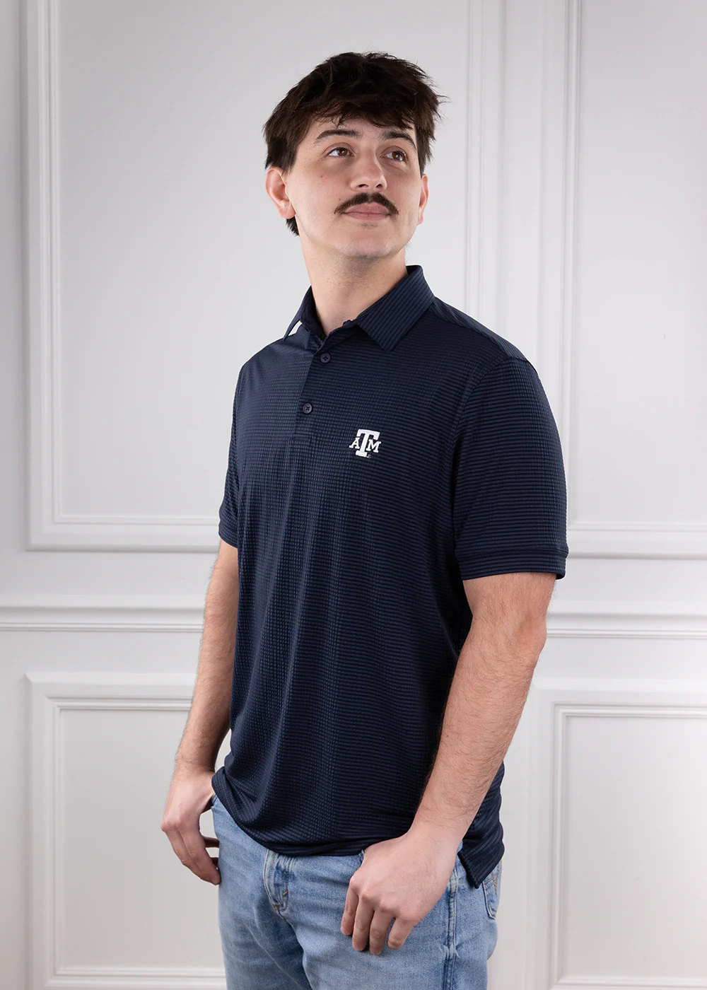 Texas A&M Mizzen+Main Navy Copa Polo - Image 2