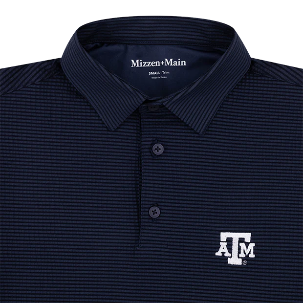 Texas A&M Mizzen+Main Navy Copa Polo - Image 3