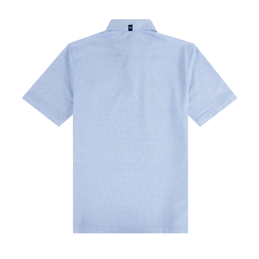 Texas A&M Mizzen + Main Tight Diamond Polo - Blue - Image 3