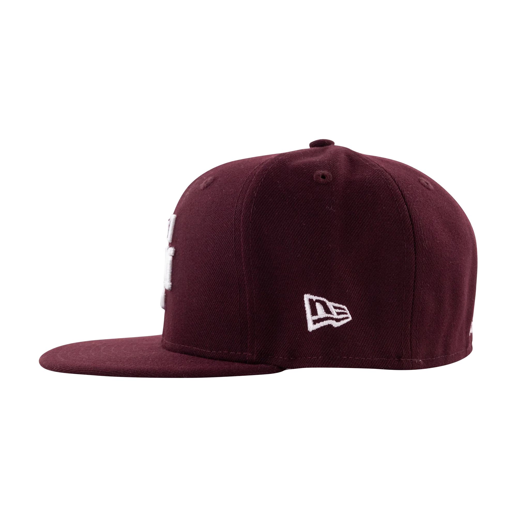 Texas A&M New Era 6 Panel Structured Flatbill Fitted Cap - Maroon - Image 3
