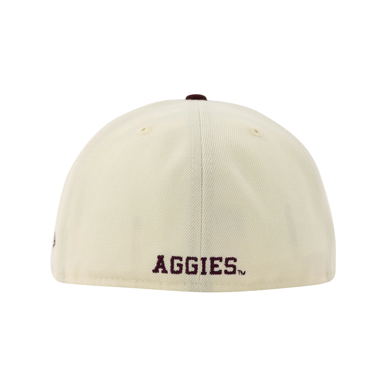 Texas A&M New Era High Prof Beveled Flat Bill Fitted Cap - Beige - Image 4