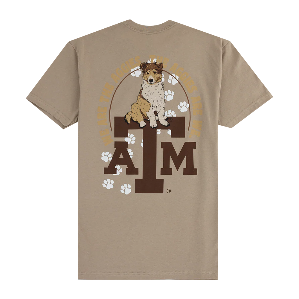 Texas A&M Next Level Apparel Reveille Puppy T-Shirt - Brown