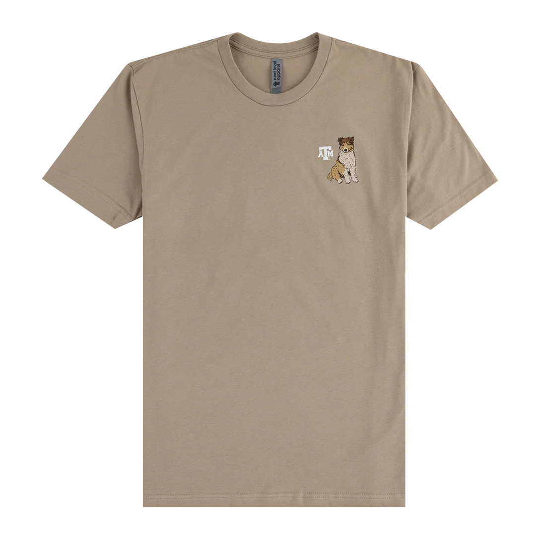 Texas A&M Next Level Apparel Reveille Puppy T-Shirt - Brown - Image 2